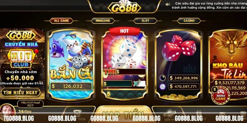 Hướng Dẫn Game Bài Go88 Dành Cho Người Mới Bắt Đầu 3 Bắt đầu một ván
